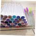 Mikinona Fake Eye Lashes 10pcs Hollow with Drill Eyelash Holder Colored Mascara Small Eyelash Brush Precision Tube Woman - Buy Online on GoSupps.com