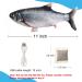 Floppy Fish Cat Toy - Interactive Catnip Toy for Indoor Cats | Realistic Plush Simulation, Washable, Perfect for Biting and Kicking | Grass Carp Design - Buy Online on GoSupps.com