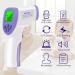 Digital Thermometer for Adults and Kids - Non Contact Infrared Forehead Thermometer with Fever Alarm - 2 in 1 Mode - Silent Operation (White) - Buy Online on GoSupps.com