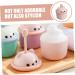 FOYTOKI Facial Foamer Portable Foams Maker Cup Foam Bottle Facial Foams Maker Cup Foam Maker Face Bubble Maker Face Bubble Maker 6.80X6.50X6.50CM Pink - Buy Online on GoSupps.com