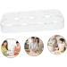 HOMSFOU 3pcs Egg Storage Box Basket Food Tray Refrigerator Egg Trays Egg Holder Refrigerator Door Stackable Assorted Colorx3pcs 17.5x8.5x2cmx3pcs - Buy Online on GoSupps.com