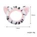 OSOPLAY Tiger Print Fuzzy Hairband Set - 2 PCS Women's Animal Ear Elastic Headband for Skincare and Spa - Buy Online on GoSupps.com