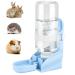 Rabbit Water Bottle 500ml/17oz Diyife Guinea Pig Water Bottle Non Drip Hamsters Automatic Water Dispenser Free Standing Small Animal Water Bottle for Bunny Chinchilla Hedgehog Squirrel Ferret Blue