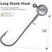 THKFISH Ball Jig Heads 1/2oz 3/8oz 1/4oz 1/6oz - 10pcs - Lead Head Fishing Jigs for Crappie, Walleye, Bass, Trout - Saltwater Freshwater Swimbait Jig Heads - Buy Online on GoSupps.com
