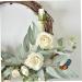 Zerodeko Vines Decor Silicone Ear Covers Flower Wreaths for Front Door Artificial Plants Wreath for Front Door Chritmas Decor Gold Fruit Bowl Garland Window Wooden Wall Hanging - Buy Online on GoSupps.com
