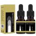 Huile de massage puissante pour p nis masculin augmentation durable de l' rection paississement retardement agrandissement plus rapide huile de croissance de la puissance masculine (10ML 2PC)