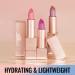 Oulac Red Shimmer Lipstick - Moisturizing Tinted Lip Balm with Gold Finish, Shea Butter Infused, Vegan & Gluten-Free (PG02) Red Coral - Buy Online on GoSupps.com
