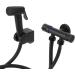 Bidet Spray Head G1/2 - High Pressure Handheld Bidet Sprayer Set | Black Bathroom Accessories - Buy Online on GoSupps.com