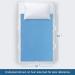 Washable Incontinence Bed Pads 34x52 Inch (2 Pack) Reusable Hospital Bed Pads for Adults, Elderly, Kids Positioning Bed Pad with Handles Blue - Buy Online on GoSupps.com