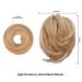 BARSDAR HAARDIC Hair Extensions - Short Synthetic Ponytail Scrunchie for Women | 20cm Light Strawberry Brown & Blonde - Buy Online on GoSupps.com