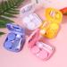 Exceart Portable Eye Contact Holder Case - Cute Contact Lens Box Kit | 4 Stylish Colors: Blue Pink Yellow White | Travel-Friendly Lens Storage & Mirror - Buy Online on GoSupps.com