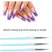 Easy To Operate Gel Nail Polish Pen Nail Liner Brush for Home Salon Shop (Blue) - Buy Online on GoSupps.com