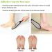 BEZOX Premium Double-Sided Foot File for Dead, Hard Skin & Callus Removal | Portable Foot Care Tool with Soft Silicone Handle | Heavy Duty Stainless Steel | Light Black - Buy Online on GoSupps.com