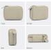 Stylish Grey Lipstick Case with Mirror - Leather Mini Travel Cosmetic Bag for Women & Girls - Buy Online on GoSupps.com