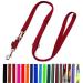 Dog leash double leash adjustable 2m / 2.40m / 2.80m / 3.50m / 5m large dogs 20mm/25mm (Bordeaux 20mm 5m) Bordeaux 20mm 5m