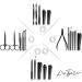 L'AS TIJARA Professional Manicure Pedicure Kit Cuticle Care Tools Kit Manicure Pedicure Set Complete 18 Pieces (Red) - Buy Online on GoSupps.com