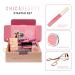 Luxury Makeup Gift Set for Eyes Face & Lips | Pink Lip Gloss Eyelash Curler & Blush | Cruelty-Free & Paraben-Free - Buy Online on GoSupps.com