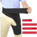 Brrnoo Groin & Hip Support - Pain Relief Compression Wrap for Men & Women with Adjustable Belt - Buy Online on GoSupps.com