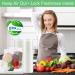 O2frepak 2Pack (100ft) Vacuum Sealer Bags Rolls - BPA Free, Heavy Duty Storage Bags for Sous Vide - 11x50 Cut-to-Size Rolls - Buy Online on GoSupps.com