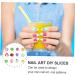 Mipcase 2400pcs 12 Fruit Sliced nail Art Accessories Decor Hair Dryer Brush Nail Art Fruit Nail Slices Manicure Fruit Slices Manicure Art Diy Slices Colorful Nail Fruit Slices - Buy Online on GoSupps.com