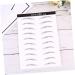 FOMIYES 6 Sheets Pairs Waterproof Stickers Realistic Waterproof Imitation Eyebrows Transfer Stickers Tool 3d - Buy Online on GoSupps.com