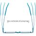 KoKoBin Mini Slim Reading Glasses - Spring Hinge Metal Unisex Visual Aid with Case (Blue +2.0) - Perfect for International Shipping - Buy Online on GoSupps.com