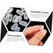 Lurrose 12 Pairs of Silicone Nose Pads for Glasses Comfortable Nose Protection & Accessories for Frames Black 1.8x1x1cm - Buy Online on GoSupps.com