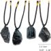 Buy Oralgo Irregular Stone Trailer Necklace - Unique Black Tourmaline Choker & Long Sweater Chain for International Shipping - Buy Online on GoSupps.com