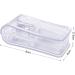 OPRET Tablet Divider for Easy Pill Cutting | Transparent & Versatile for Large & Small Tablets - Buy Online on GoSupps.com