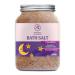 Soothing bathing salt 1300g with essential oils sandal wood & bergamot & lavender - best for bathroom - natural salt 1.3 kg - good sleep - relaxing - body care sandalwood 1.3 kg (1 Pack)