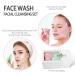 2pcs Jellyfish Silicone Facial Cleansing Brush Set + 2pcs Cleansing Sponge Pad - Handheld Face Brush for Massage - Buy Online on GoSupps.com