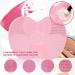 Generic Makeup Brush Cleaner Silicone Cleaning Mat Silicone Makeup Brush Cleaning Mat Portable Makeup Brush Cleaning Pad Washing Tool for Makeup Brushes - Buy Online on GoSupps.com