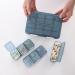 Weekly Pill Organizer | 7-Day Medicine Planner & Supplement Box | Vitamin & Fish Oil Storage (Dark Brown) - International Shipping Available - Buy Online on GoSupps.com