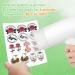 Stampcolour Christmas Glow Tattoos - 10 Sheets | DIY Personalized Temporary Luminous Tattoo Paper | For INKJET Printer | Skin-Safe | Custom Cartoon Kids Summer Party Theme - Buy Online on GoSupps.com