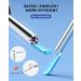 KAUGIC Ear Wax Removal Kit with 1080P Camera and 8 Pcs Ear Set - Otoscope with Light for iPhone & Android - Black Polypropylene - Buy Online on GoSupps.com