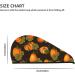 Soft Orange Pumpkin Autumn Hair Towel - Super Absorbent Microfiber Wrap for Long Curly & Thick Hair - Buy Online on GoSupps.com