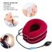 Loft Stone Inflatable Neck Stretcher - Adjustable Neck Support & Decompression Pillow for Chronic Spinal Relief - Rose Red - Buy Online on GoSupps.com