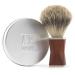 A.P.Donovan - shaving brush made of roof hair and wood |Reinacht brush and 100g vegetable shaving soap |Made in Germany - Dexter Mahogany