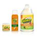 OdoBan Aroma Eliminator Set 10 Ounce 360-Degree Continuous Spray Natural Oil Real Citrus Orange Air Freshener 1 Gallon Multipurpose Disinfectant Cleaning Concentrate 14 Ounce Solid Scent Absorber Orange 50.67 Fl Oz (Pack of 3)