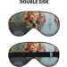 Floral Skull Print Eye Mask | Double-Sided Soft & Light Blocking | Enhance Sleep Quality - Buy Online on GoSupps.com
