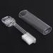 Buy LXUEBAIX Portable Foldable Outdoor Travel Camping Toothbrush | Transparent Plastic Toothbrush - Ideal for Travel & Camping - Buy Online on GoSupps.com