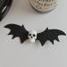 hgnxa Punk Bat Wing Skull Shape Hair Clip Halloween Party Headwear for Woman Girls Taking Photo Bangs Anti-slip Hairpin 2 - Buy Online on GoSupps.com