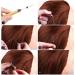 Junguluy Hair Extension Colored Wire Hair Extension Wire Tinsel Set Heat Fairy Hair Tinsel Set with Tools - Buy Online on GoSupps.com