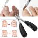 Guanshang1 Toenails Trimmer Toenail Clippers for Ingrown or Thick Nails Cuticle Nipper Trimmer Toenail Nipper for Seniors with Protective Cover Stainless Steel Nail Scissors for Ingrown Hard Toe Nail - Buy Online on GoSupps.com