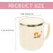 Healifty Adult Stainless Steel Drinking Cup with Lid & Straw - Ideal for Disabled & Elderly | Durable & Easy to Use for Water & Soup - Buy Online on GoSupps.com