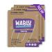 WABLU Non-Bio Laundry Sheets for sensitive skin and fabrics | Fragrance Free Hypoallergenic | Multipack | Planet friendly alternative to capsules pods and liquid detergent | 72 wash loads