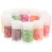 12 Boxes Nail Art Accessories Diy Nail Art Fruit Slices Nail Art Jewelry Accessories Mini Fruit Clay Slices Clay Fruit Slices Nail Fruit Spacer Beads Polymer Clay Soft Pottery 3d