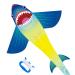 Nuoada Shark Kite for Kids and Adults, Easy to Fly Kite for Beginner, Kite with Long Tail, Children Outdoor Beach Game, Includes 270ft Kite Line and Bag Big Shark