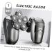 5 Sets Electric Shaver for Men - Rechargeable Waterproof Portable Travel Razor with 6 Heads & Beard Trimmer - Buy Online on GoSupps.com