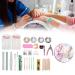 Professional 17-Piece Nail Art Set - DIY Kit with Rhinestones Nail File Acrylic Pen & Clipper for Stunning Nail Designs - Buy Online on GoSupps.com